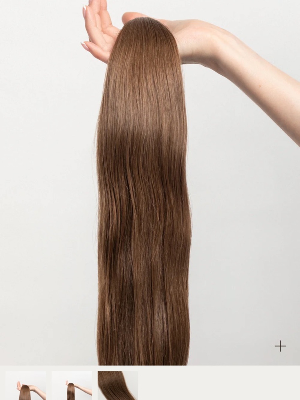 Long Straight Hair Extension - Brown